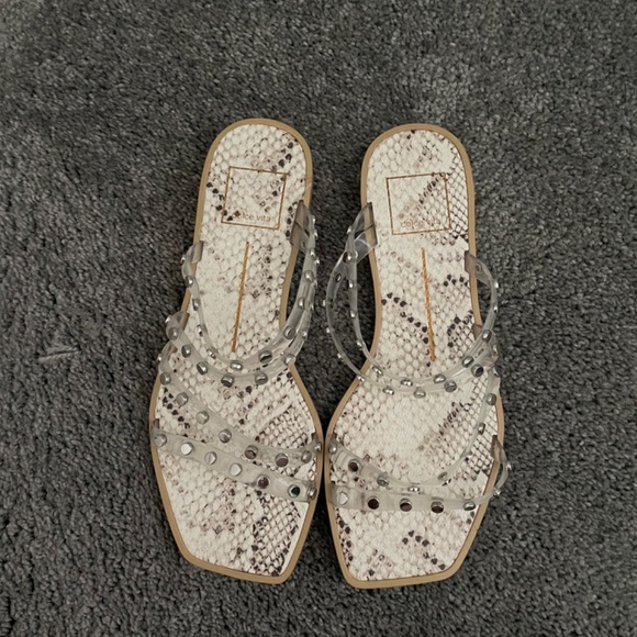 Dolce Vita snake skin sandals - Picture 2 of 3